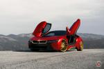 BMW i8 Iron Man by Metro Wrapz on vossen Wheels (VPS-305T) 2016 года